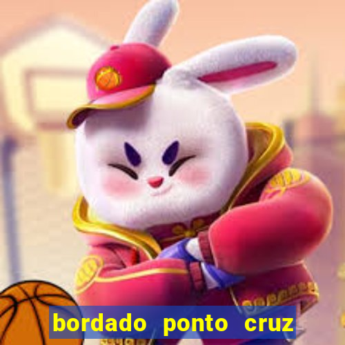 bordado ponto cruz do corinthians